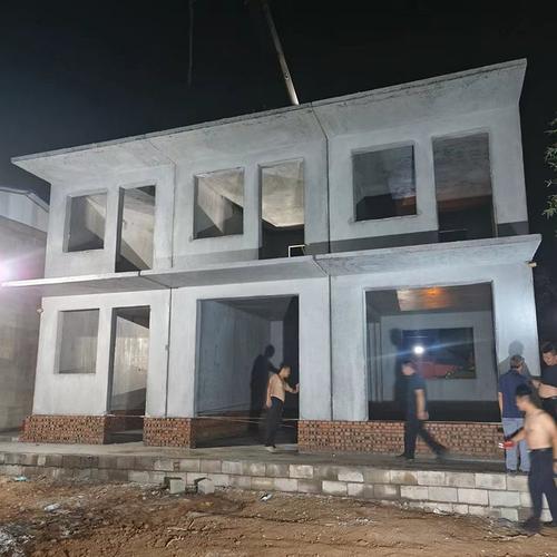 批發水泥房成品混凝土預制房農村自建房裝配式房屋集裝箱房鋼結構